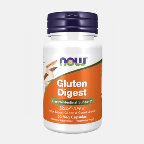NOW Gluten Digest Enzymes 60 cápsulas