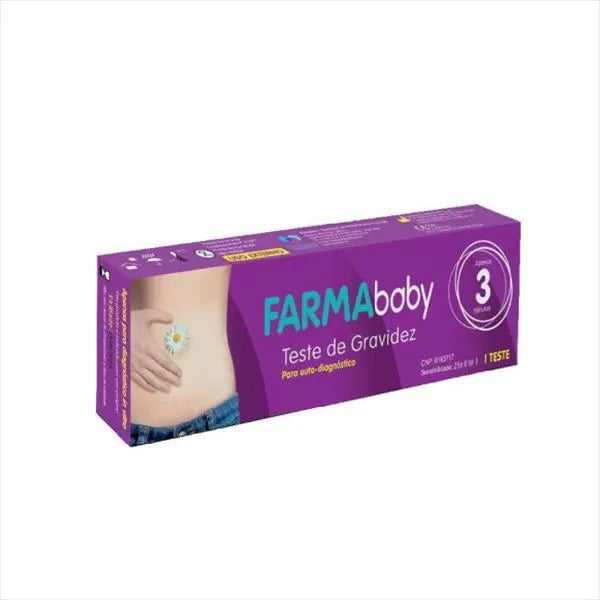 Farmababy Teste de Gravidez Rápido - Resultado em 3 Minutos
