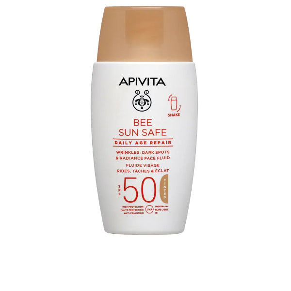 Apivita Bee Sun Safe Daily Age Repair SPF 50+ com cor 50ml