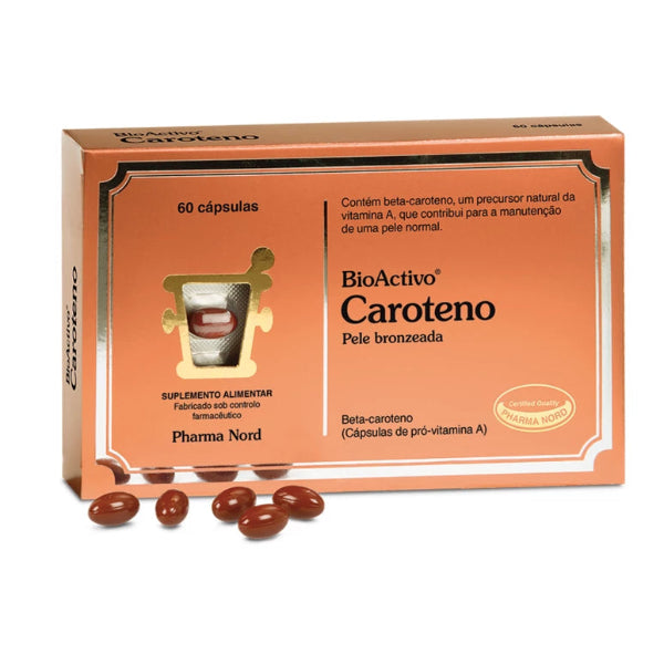 Bioactivo Caroteno Pele Bronzeada 60 Cápsulas