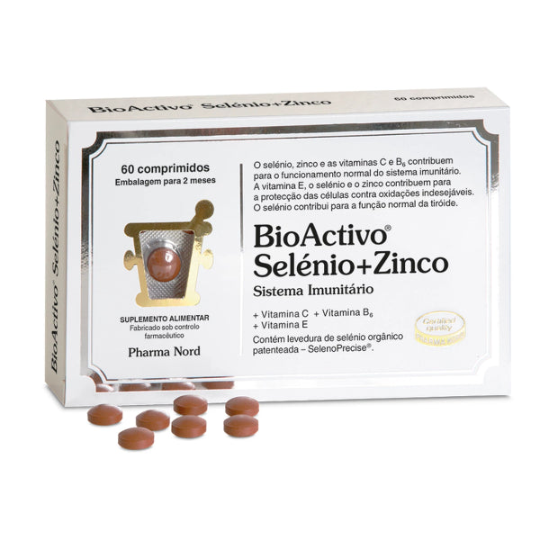 BioActivo Selénio + Zinco x 60 comprimidos