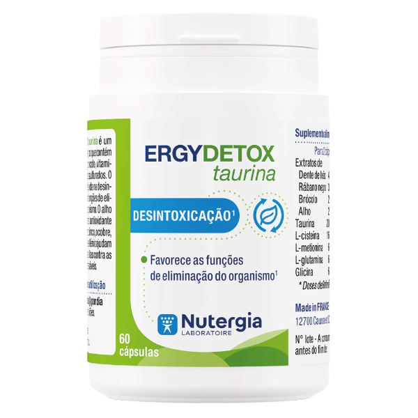 Nutergia Ergydetox Taurina 60 Cápsulas