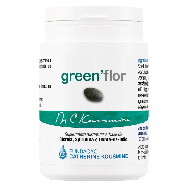 Nutergia Green'flor Clorela, Spirulina e Dente de Leão 90 Comprimidos