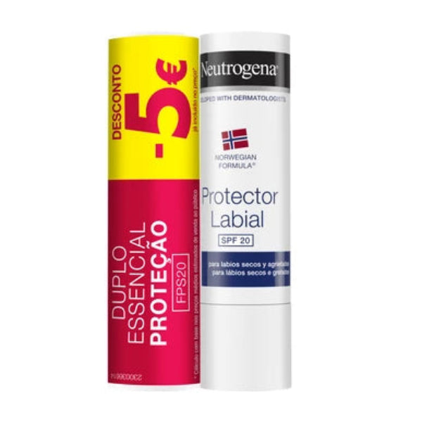 Neutrogena Duo Stick de Lábios Protetor Labial SPF 20 -5€