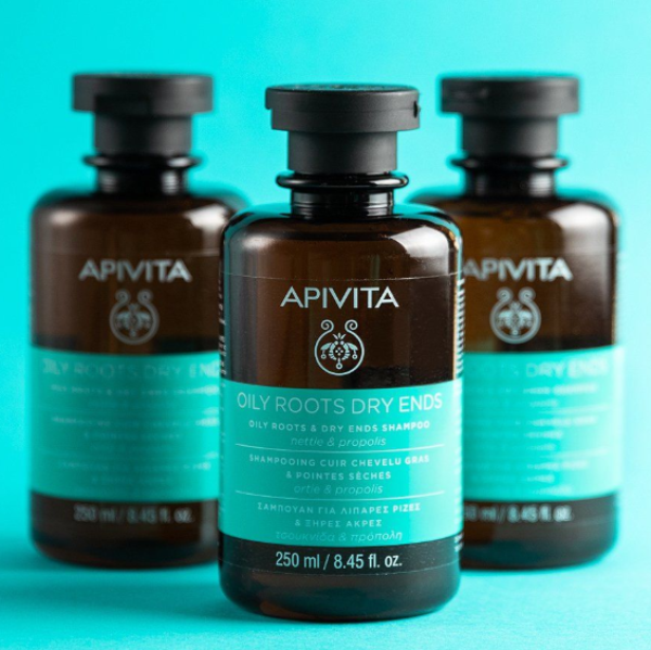 Apivita Champô Oily Roots Dry Ends 250ml