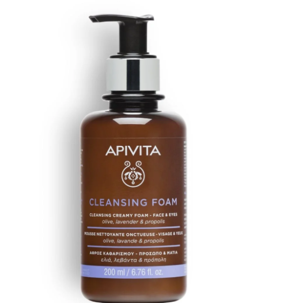 Apivita Cleansing Foam Rosto e Olhos 200ml