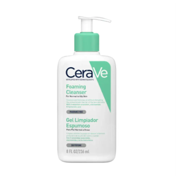 Cerave Gel Espuma Limpeza Pele Normal a Oleosa 236ml