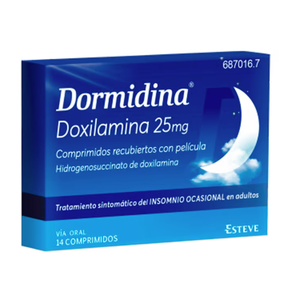 Dormidina 25mg 14 comprimidos
