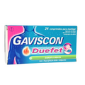 Gaviscon Duefet Menta 24 Comprimidos Mastigáveis