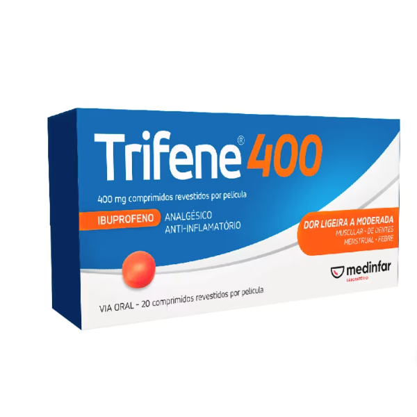Trifene 400 20 Comprimidos Revestidos