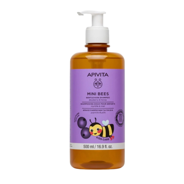 Apivita Mini Bees Champô Suave Crianças 500ml