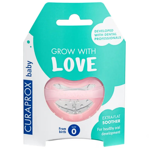 Curaprox Chupeta de Bebé Tamanho 0 - Rosa