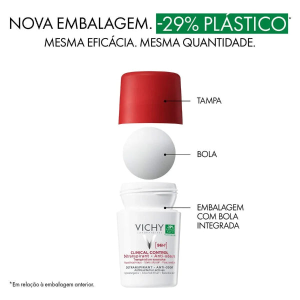 Vichy Desodorizante Clinical Control 96H Mulher