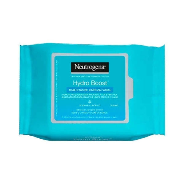 Neutrogena Hydro Boost Toalhitas de Limpeza Facial