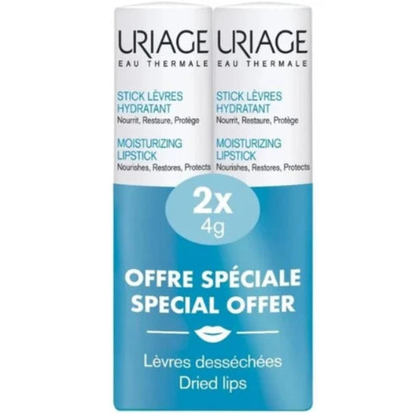 Uriage Duo Stick Labial 2 x 4 g com Desconto de 50%